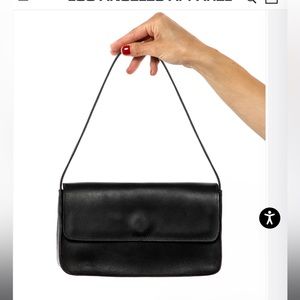 Los Angeles Apparel Structured Leather Purse NWOT